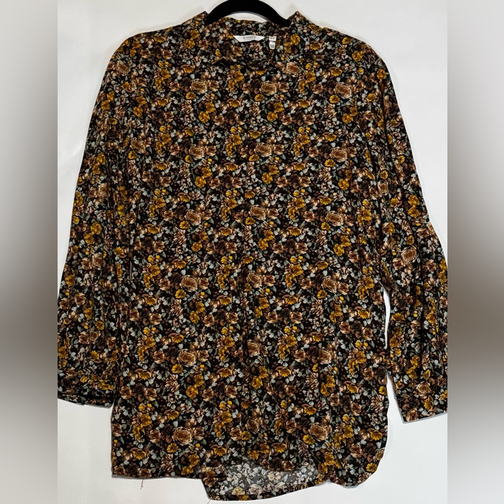 B.Young “Josa” Floral Long Shirt – Size XL (US 14)